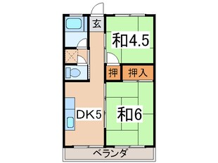 カトルセゾンⅠの物件間取画像